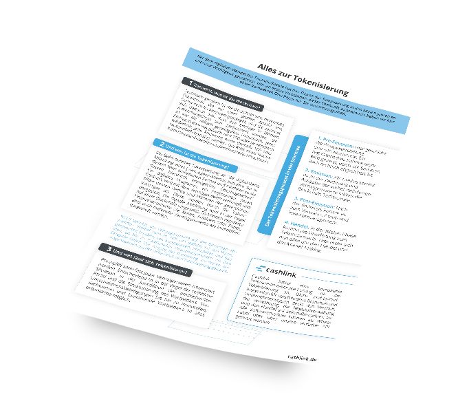 tokenisierung onepager von cashlink mockup